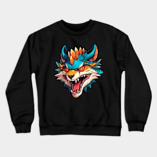 Cartoon Beast Crewneck Sweatshirt